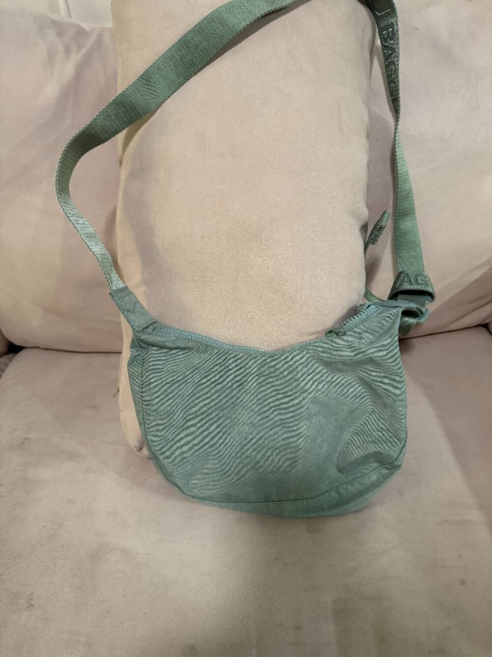 BAGGU Sage Green Crossbody Bag